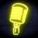 advpro-microphone-ultra-bright-led-neon-sign-fnu0369 - Yellow