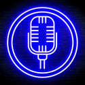 advpro-microphone-ultra-bright-led-neon-sign-fnu0371 - Blue