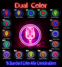 advpro-microphone-ultra-bright-led-neon-sign-fnu0371 - Dual-Color