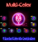 advpro-microphone-ultra-bright-led-neon-sign-fnu0371 - Multi-Color