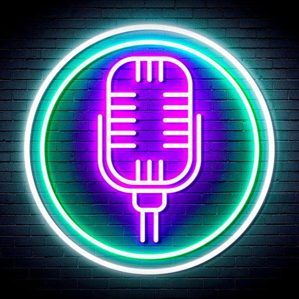 Microphone Ultra-Bright LED Neon Sign fnu0371