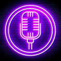advpro-microphone-ultra-bright-led-neon-sign-fnu0371 - Purple