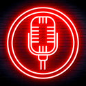 advpro-microphone-ultra-bright-led-neon-sign-fnu0371 - Red