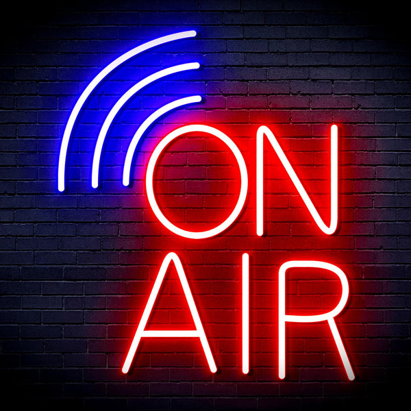 advpro-on-air-ultra-bright-led-neon-sign-fnu0372 - Blue & Red