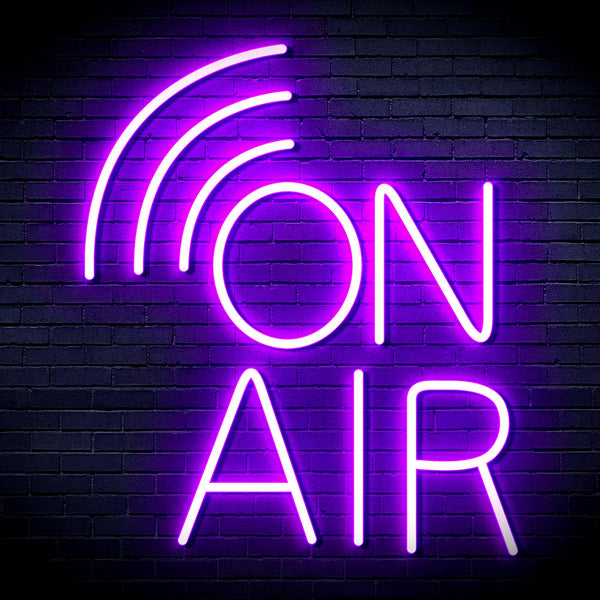 advpro-on-air-ultra-bright-led-neon-sign-fnu0372 - Purple