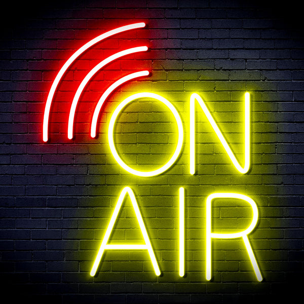advpro-on-air-ultra-bright-led-neon-sign-fnu0372 - Red & Yellow