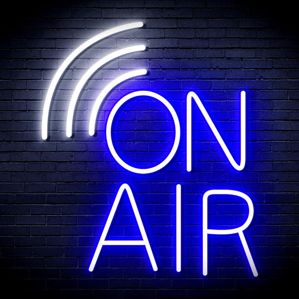 advpro-on-air-ultra-bright-led-neon-sign-fnu0372 - White & Blue