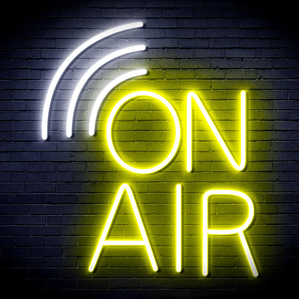 advpro-on-air-ultra-bright-led-neon-sign-fnu0372 - White & Yellow