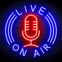 advpro-live-on-air-ultra-bright-led-neon-sign-fnu0373 - Blue & Red