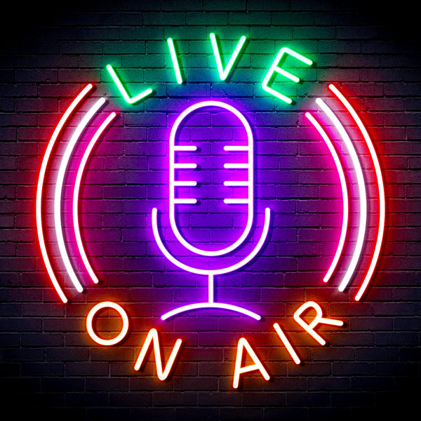 advpro-live-on-air-ultra-bright-led-neon-sign-fnu0373 - Multi-Color 3
