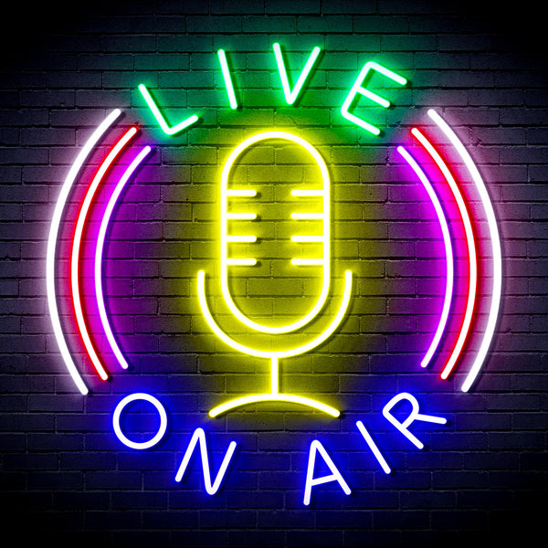 advpro-live-on-air-ultra-bright-led-neon-sign-fnu0373 - Multi-Color 8