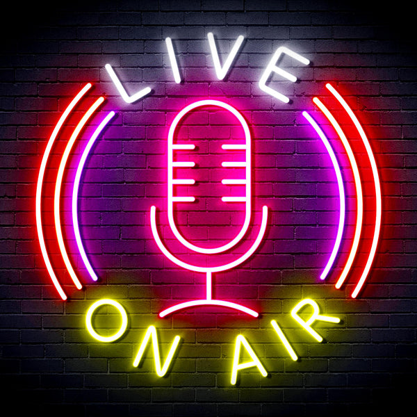 Live On Air Ultra-Bright LED Neon Sign fnu0373