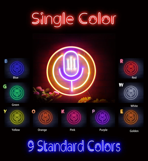 advpro-microphone-ultra-bright-led-neon-sign-fnu0375 - Classic