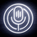 advpro-microphone-ultra-bright-led-neon-sign-fnu0375 - White