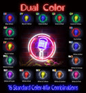 advpro-microphone-ultra-bright-led-neon-sign-fnu0376 - Dual-Color