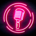 advpro-microphone-ultra-bright-led-neon-sign-fnu0376 - Pink