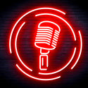 advpro-microphone-ultra-bright-led-neon-sign-fnu0376 - Red