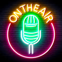 advpro-on-the-air-microphone-ultra-bright-led-neon-sign-fnu0377 - Multi-Color 2