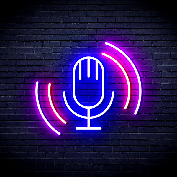 advpro-microphone-ultra-bright-led-neon-sign-fnu0378 - Multi-Color 7