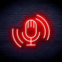 advpro-microphone-ultra-bright-led-neon-sign-fnu0378 - Red