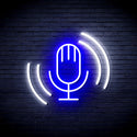advpro-microphone-ultra-bright-led-neon-sign-fnu0378 - White & Blue