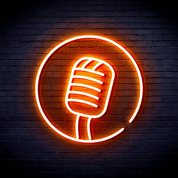 advpro-microphone-sign-ultra-bright-led-neon-sign-fnu0381 - Orange