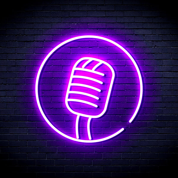advpro-microphone-sign-ultra-bright-led-neon-sign-fnu0381 - Purple
