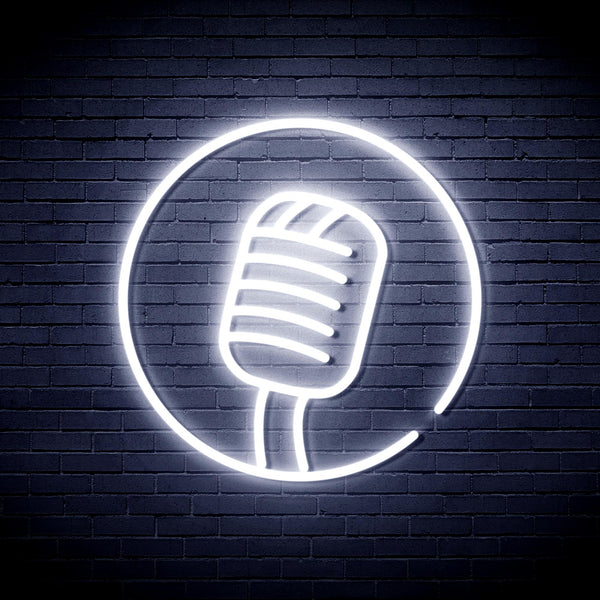 advpro-microphone-sign-ultra-bright-led-neon-sign-fnu0381 - White