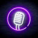 advpro-microphone-sign-ultra-bright-led-neon-sign-fnu0381 - White & Purple