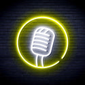 advpro-microphone-sign-ultra-bright-led-neon-sign-fnu0381 - White & Yellow