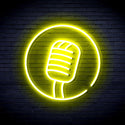 advpro-microphone-sign-ultra-bright-led-neon-sign-fnu0381 - Yellow