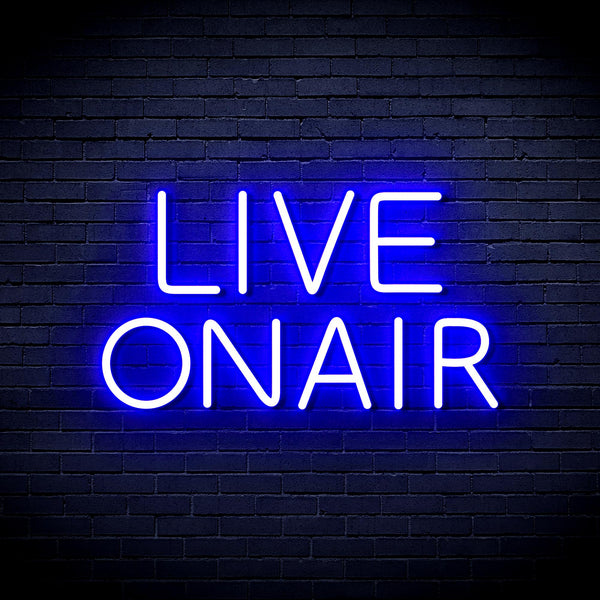 advpro-live-on-air-ultra-bright-led-neon-sign-fnu0382 - Blue
