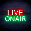 advpro-live-on-air-ultra-bright-led-neon-sign-fnu0382 - Green & Red