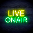 advpro-live-on-air-ultra-bright-led-neon-sign-fnu0382 - Green & Yellow