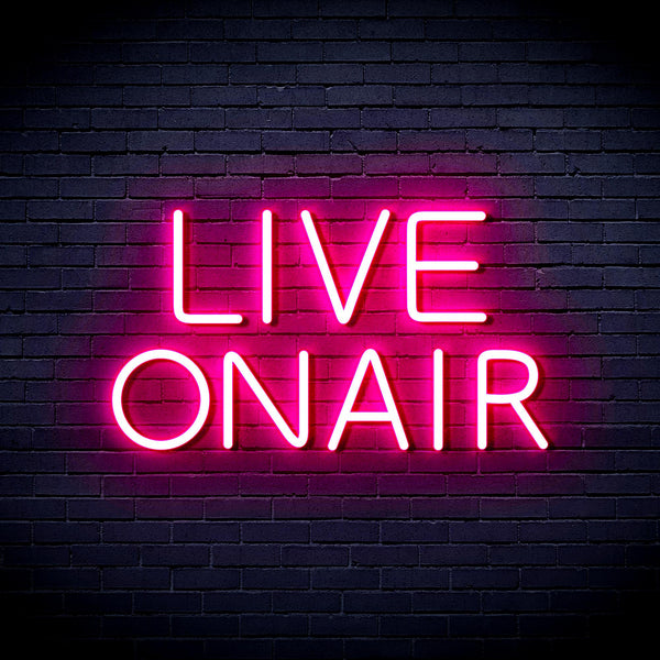 advpro-live-on-air-ultra-bright-led-neon-sign-fnu0382 - Pink