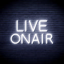 advpro-live-on-air-ultra-bright-led-neon-sign-fnu0382 - White