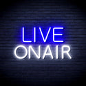 advpro-live-on-air-ultra-bright-led-neon-sign-fnu0382 - White & Blue