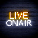advpro-live-on-air-ultra-bright-led-neon-sign-fnu0382 - White & Golden Yellow