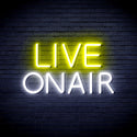 advpro-live-on-air-ultra-bright-led-neon-sign-fnu0382 - White & Yellow