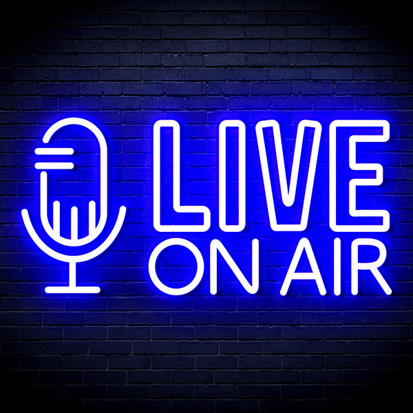 advpro-live-on-air-ultra-bright-led-neon-sign-fnu0383 - Blue