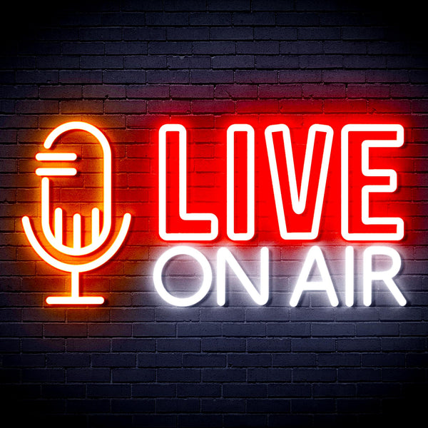 advpro-live-on-air-ultra-bright-led-neon-sign-fnu0383 - Multi-Color 8