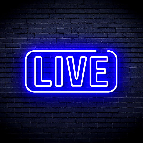 advpro-live-sign-ultra-bright-led-neon-sign-fnu0384 - Blue