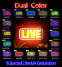 advpro-live-sign-ultra-bright-led-neon-sign-fnu0384 - Dual-Color