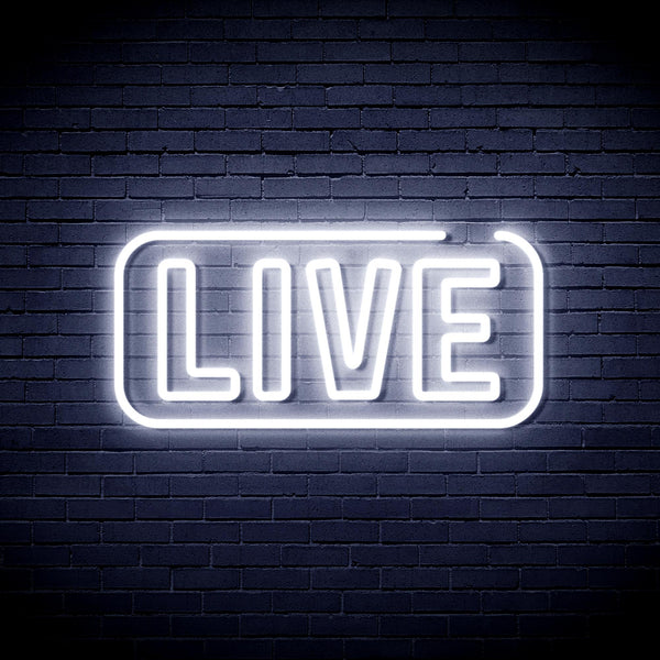 advpro-live-sign-ultra-bright-led-neon-sign-fnu0384 - White