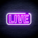 advpro-live-sign-ultra-bright-led-neon-sign-fnu0384 - White & Purple
