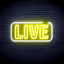 advpro-live-sign-ultra-bright-led-neon-sign-fnu0384 - White & Yellow