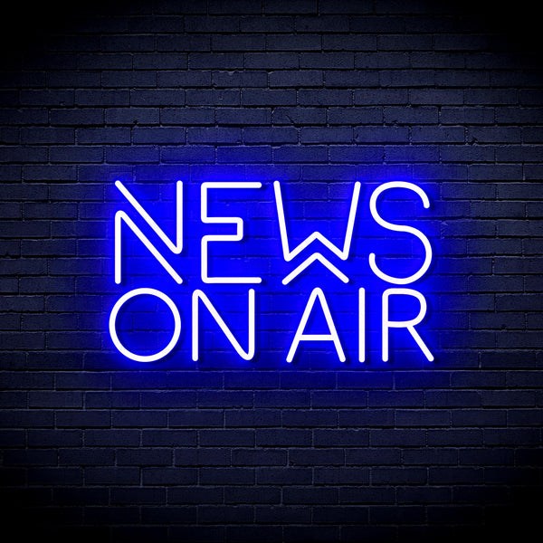 advpro-news-on-air-ultra-bright-led-neon-sign-fnu0385 - Blue