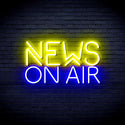 advpro-news-on-air-ultra-bright-led-neon-sign-fnu0385 - Blue & Yellow