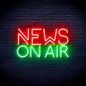 advpro-news-on-air-ultra-bright-led-neon-sign-fnu0385 - Green & Red