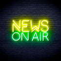 advpro-news-on-air-ultra-bright-led-neon-sign-fnu0385 - Green & Yellow